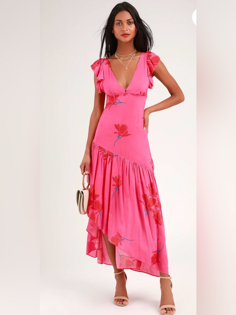 Free People She's a Waterfall Maxi Dress